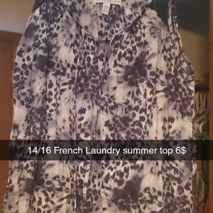 Summer top leopard print